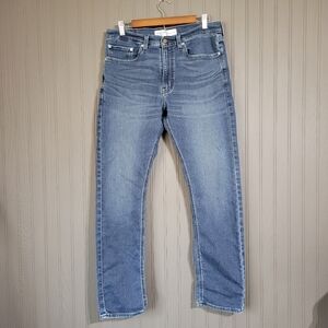 Signature By Levi Denim Jeans S47 Regular Taper Straight Dark Wash Men's 34x32